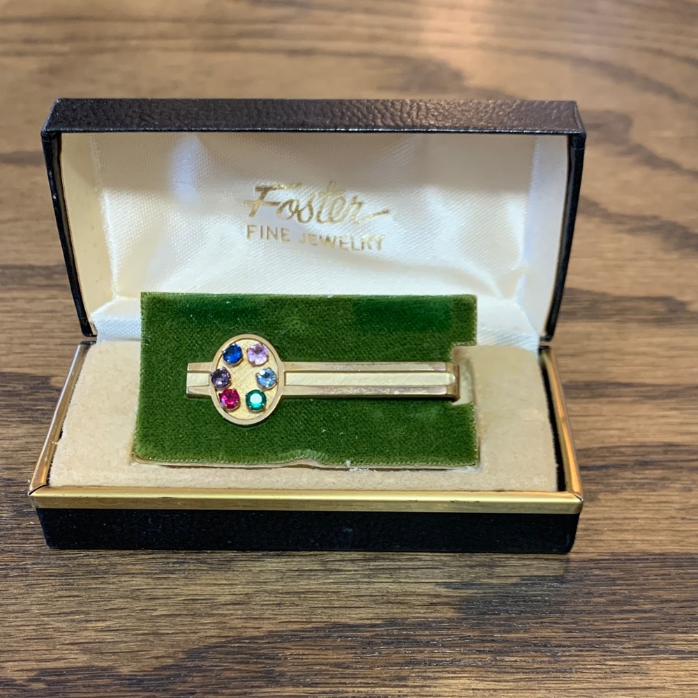 Vintage Foster Jewelry Tie Clip